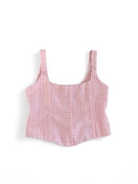 White Fox Boutique Holding Hands Tweed Bustier